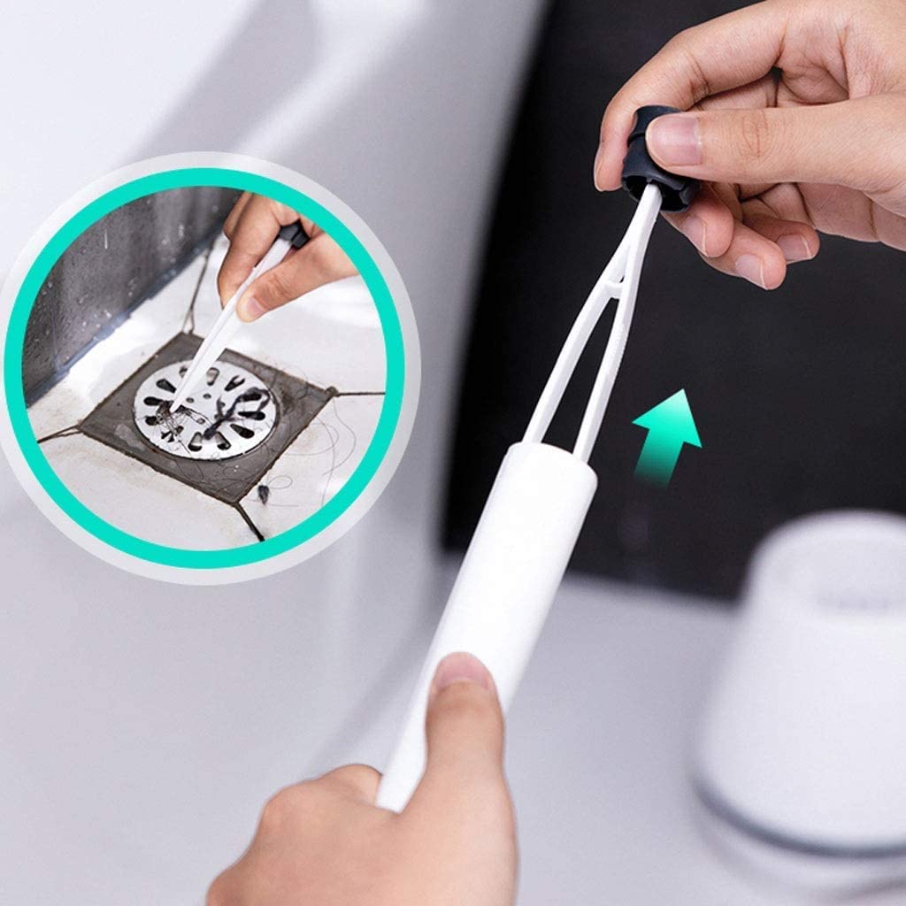 Set di scopino per WC in acciaio inox con setole morbide in silicone, spazzola per la pulizia del bagno e supporto, set di 2 pezzi per la pulizia del WC dal design moderno per l'igiene domestica