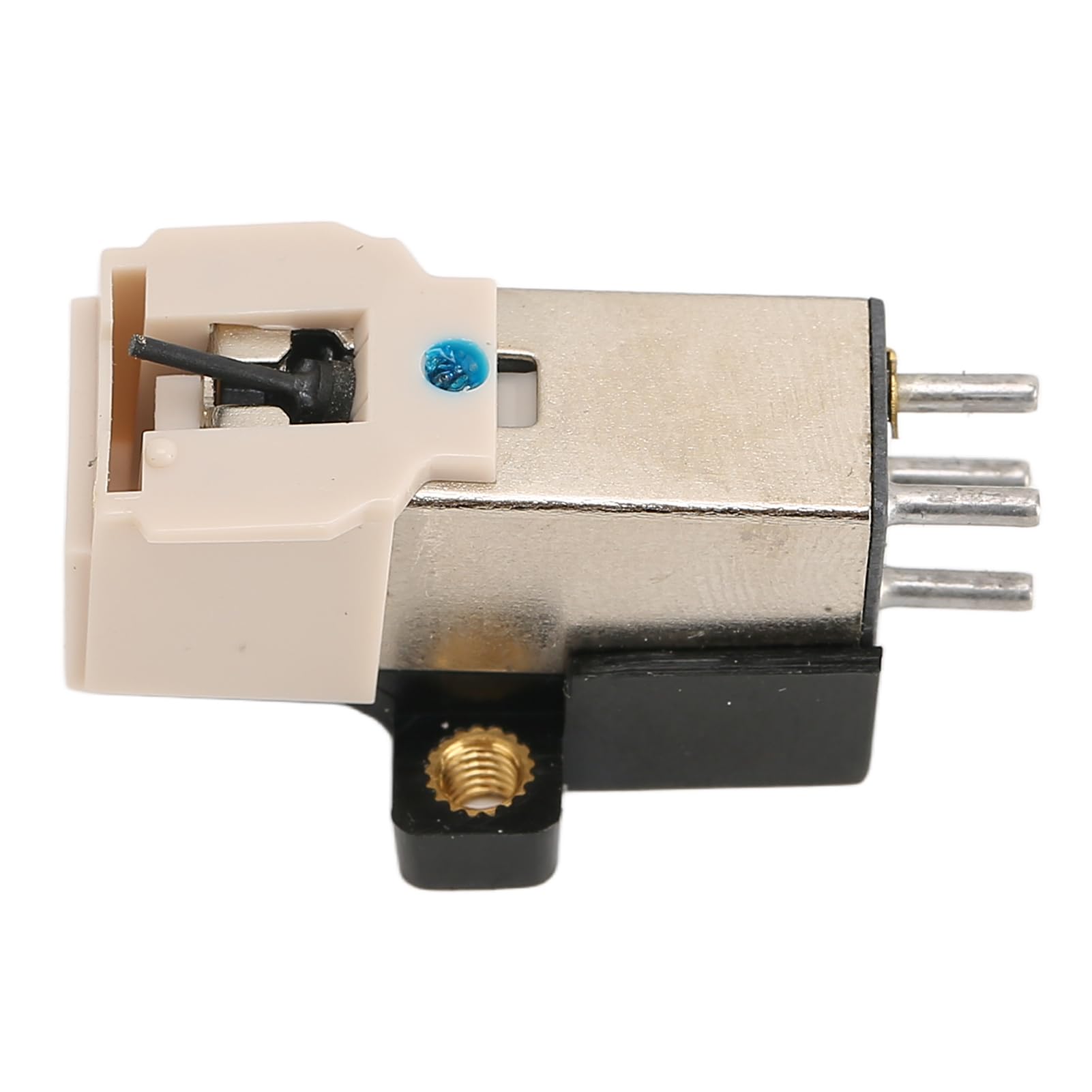 AsixxsixCartridge Stylus, Moving Magnet Replacement Stylus, Magnetic Professional Cartridge Stylus Stereo Turntable Cartridge No Booster with 2 Pcs Screws Suitable for Record Player