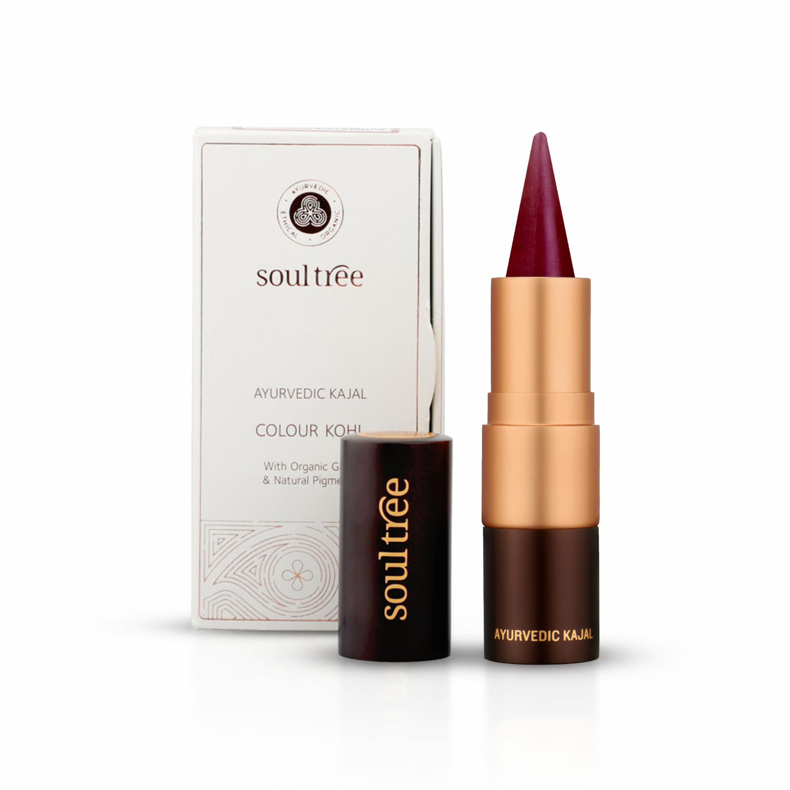 SOULTREEAyurvedic Kajal - 008 Purple Haze Colour, 3 gm