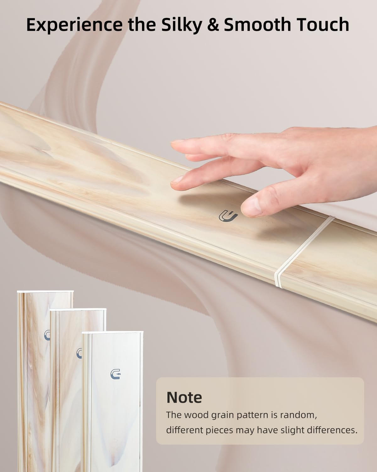 Adiding Under Cabinet Lighting, 64 LEDs Rechargeable Battery Operated Lights, Motion Sensor Magnetic Night Light with 3 Color Temperature, Hidden Hook Wireless for Closet, Wall Mount (1)