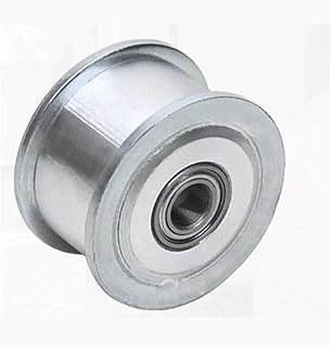 WYanHua-Timing Pulley, 60 Teeth 48 Teeth 40 Teeth GT2 Aluminum Idler Timing Pulley, Slot Width 11mm, Bore 3-15mm, for 10mm Belt Transmission Smooth (Size : Bore 5mm, Color : 40T(Without Tooth))