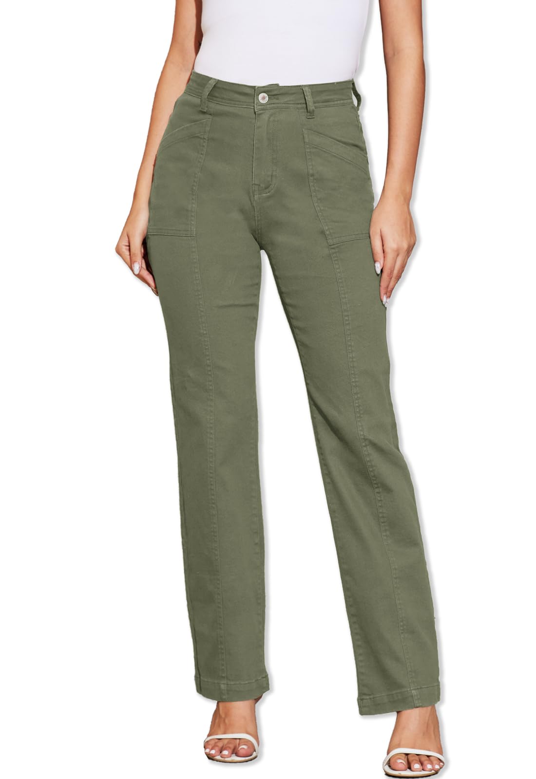 Rasutina Stretchy Chino Cargo Pants