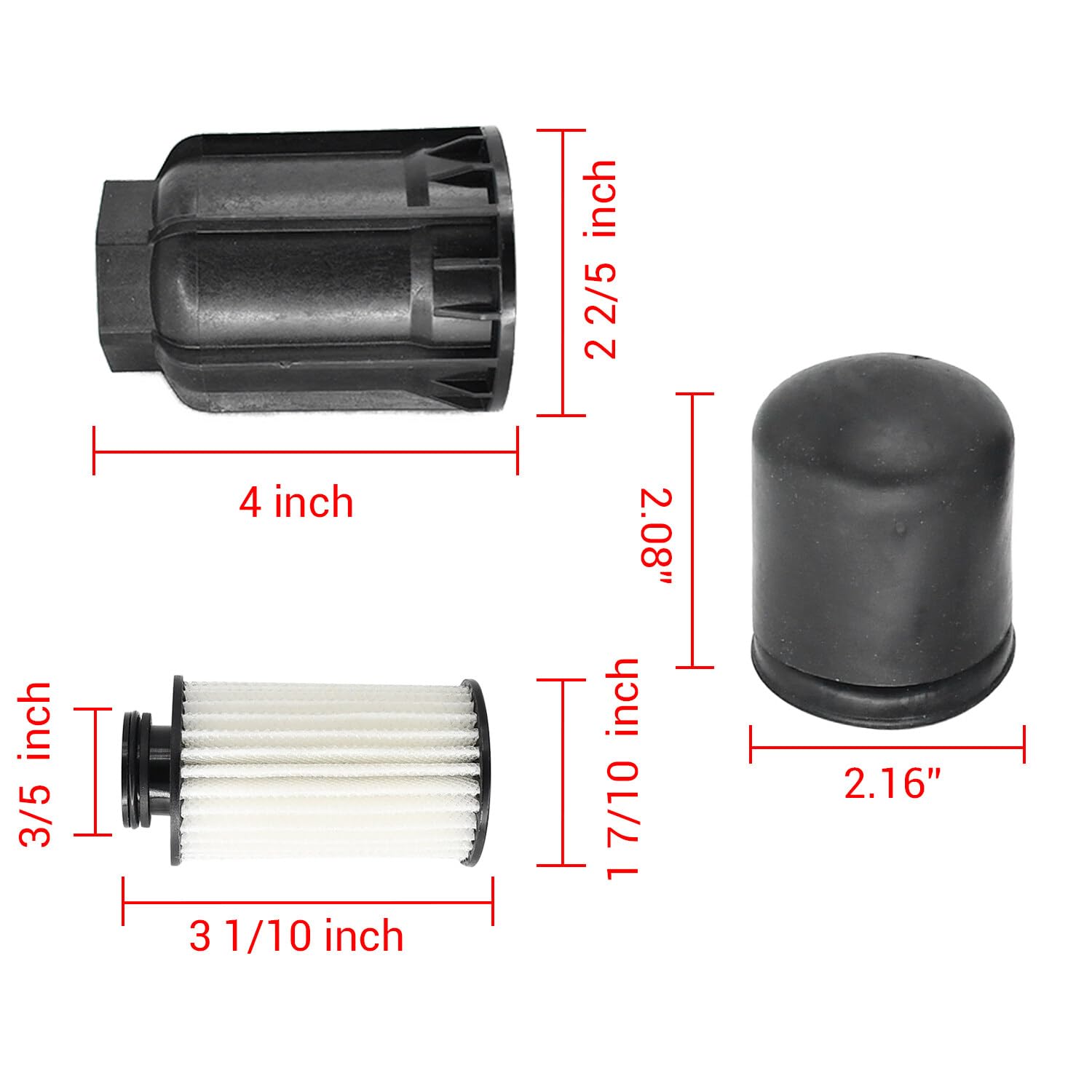 Amazon.com: Molloparts UF106 DEF Urea Filter Maintenance Kit 