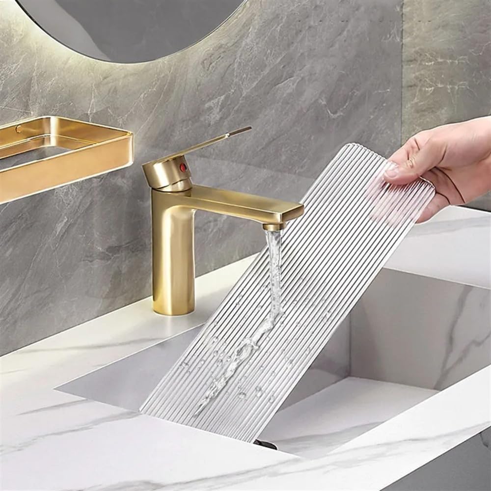 Duschablage zum Hängen Duschablage aus gebürstetem Gold, Badezimmerregale aus Aluminium zur Wandmontage, schwebende dekorative Lagerregale ohne Bohren for Badezimmer, Küche, Wohnzimmer Duschregal(30cm