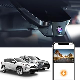 Dash Cam for Toyota RAV4 2019-2021 Hybrid Limited,Venza 2021,Fitcamx 4K UHD Night Vision,XLE LE Accessories,G-Sensor,Loop Recording,Built-in WiFi,Easy to Install,with 64GB Memory Card