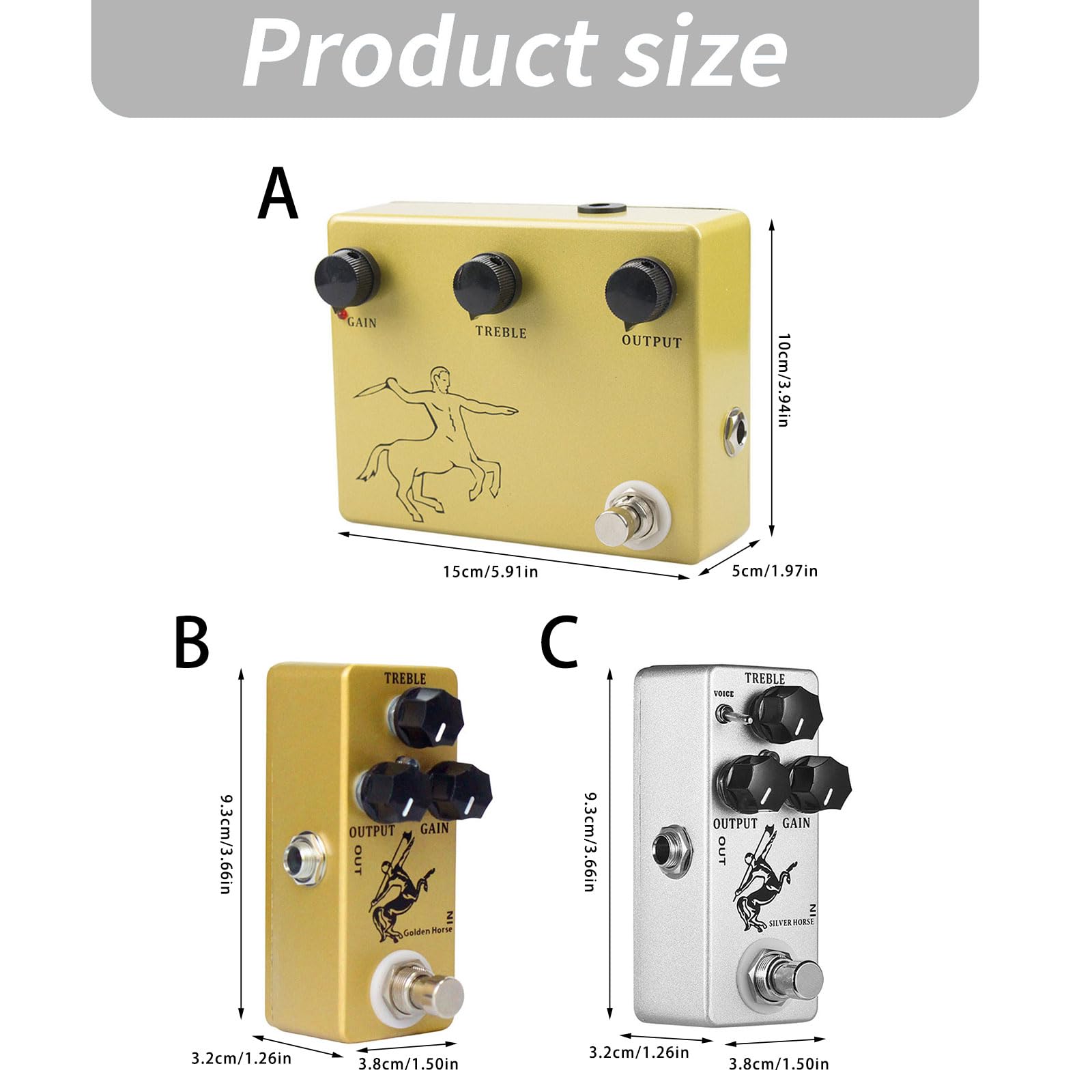 Multipurpose Klassiek Geïnspireerd Overdrives Effecten Pedaal