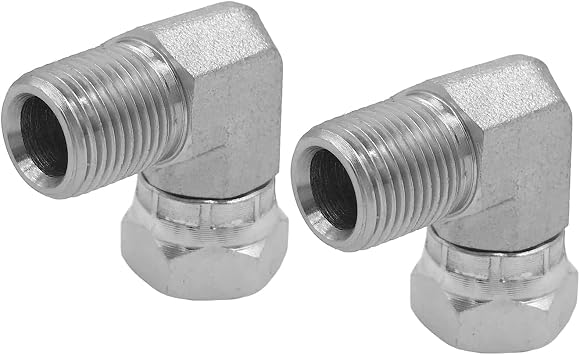 2-PACK 1501-06-06 Hydraulic Hose Adapter Fitting