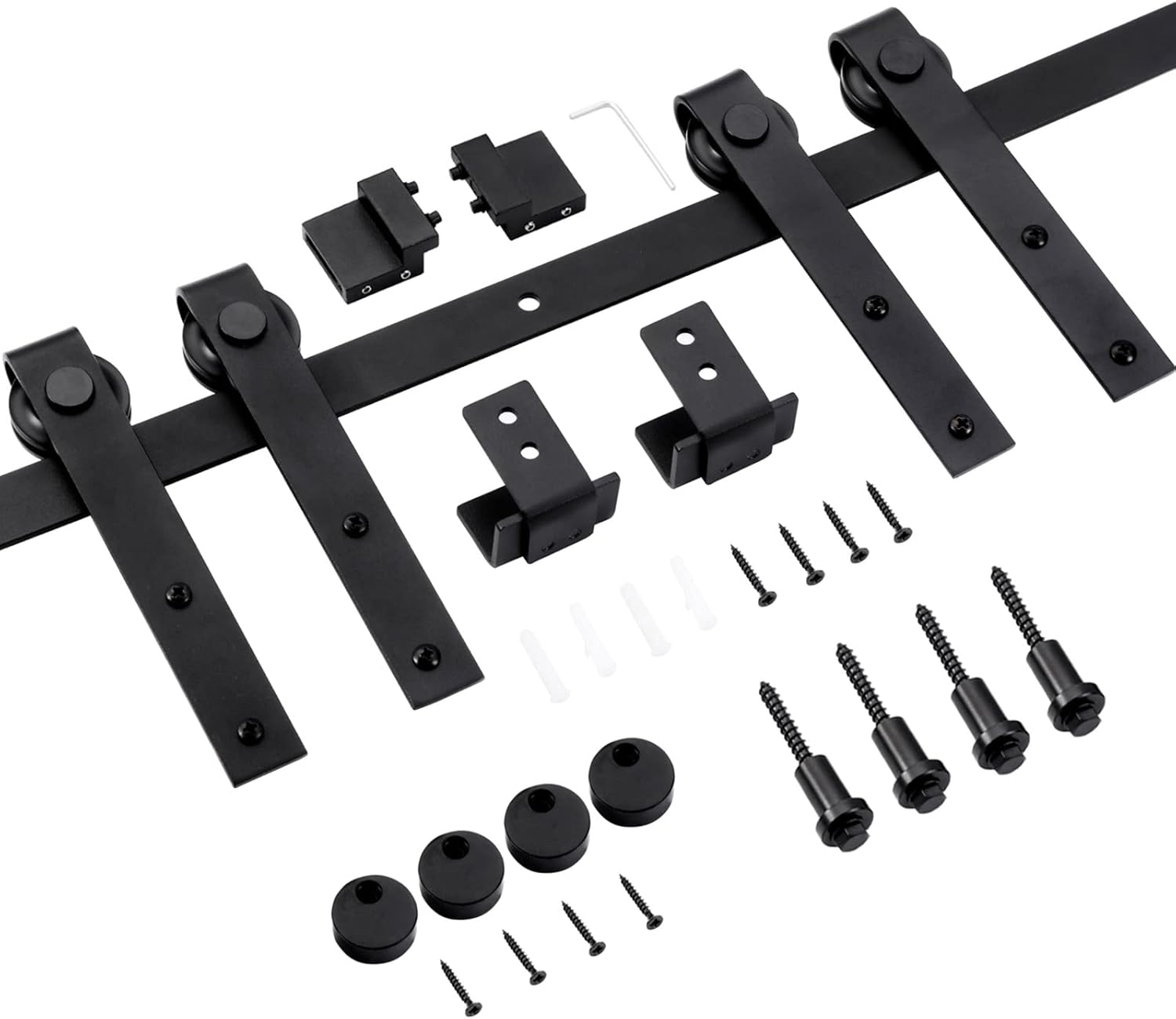 Best Cyber Deals 🔥 EaseLife 5 FT Cabinet Mini Sliding Double Barn Door Hardware Track Kit,Easy Install,Slide Smoothly Quietly,Apply for Storage Window TV Stand and Other Shielding (No Cabinet) Up To 40% OFF EaseLife 5 FT Cabinet Mini Sliding Double Barn Door Hardware Track Kit,Easy Install,Slide Smoothly Quietly,Apply for Storage Window TV Stand and Other Shielding (No Cabinet)