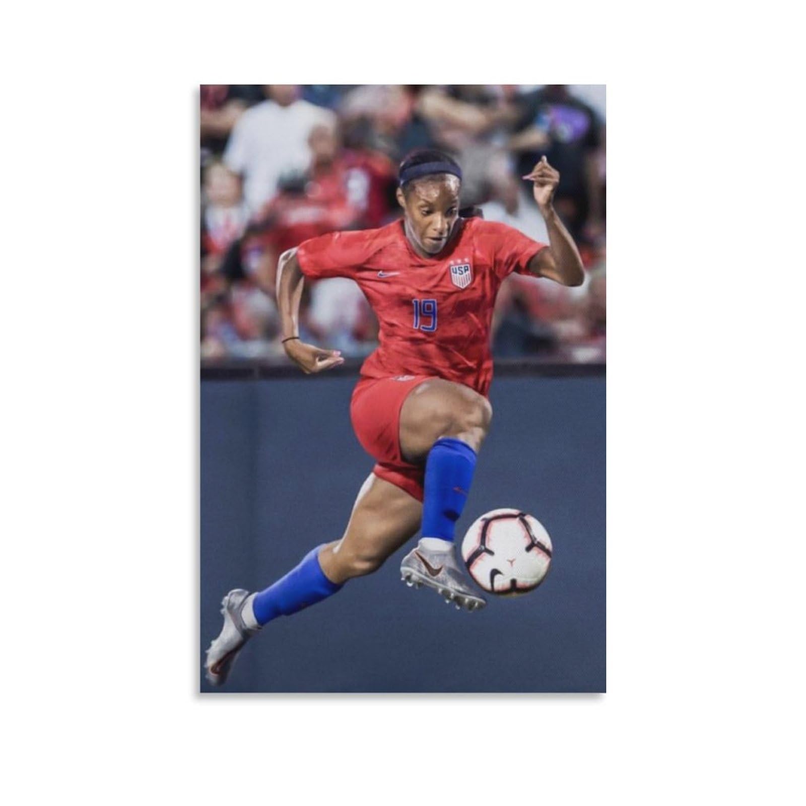 ASUIU Crystal Dunn Canvas Poster Artworks Picture Print Poster Wall Art Painting Canvas Decor Home Posters 20x30inch(50x75cm)