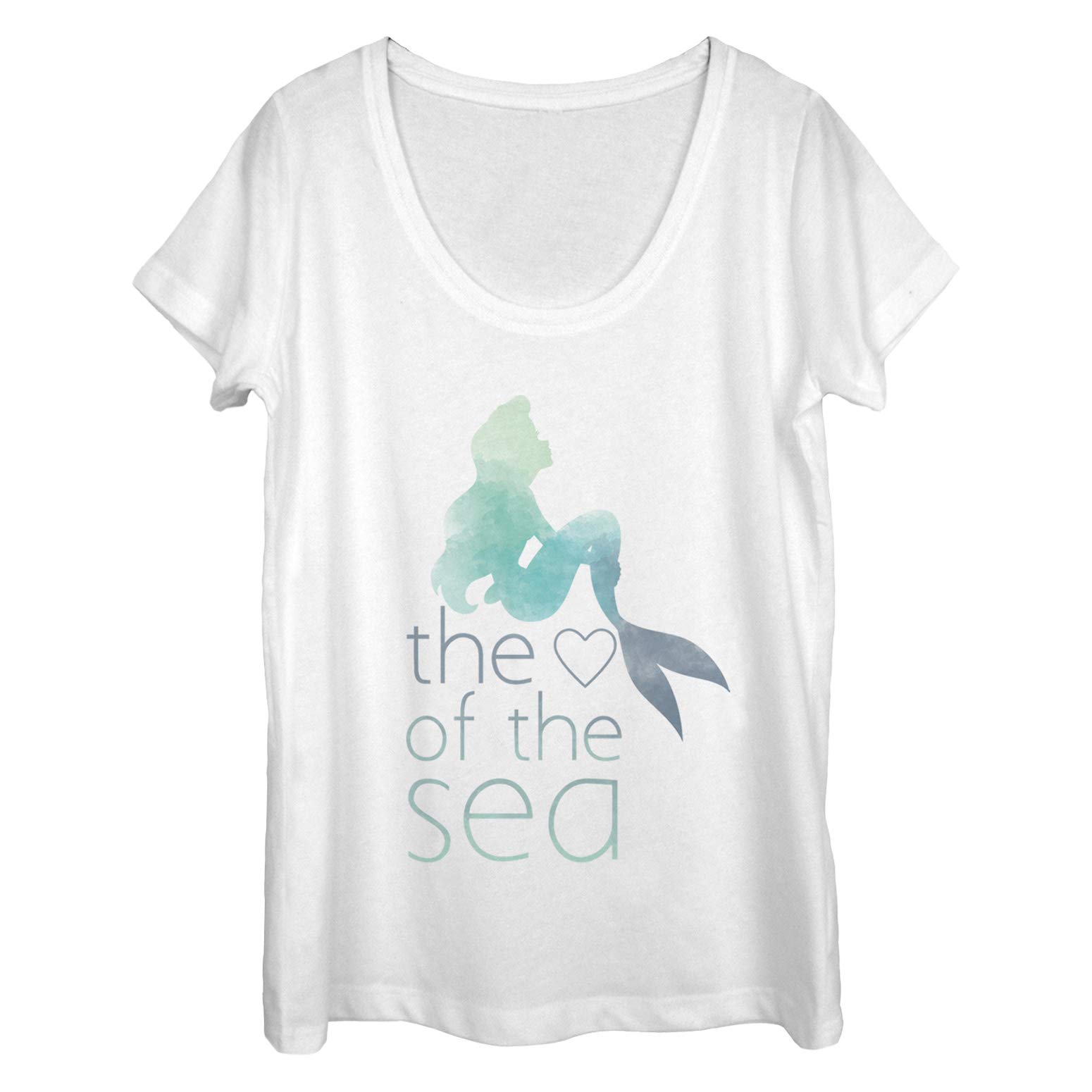 Disney Princesses Heart of The Sea Women's Short Sleeve Tee Shirt