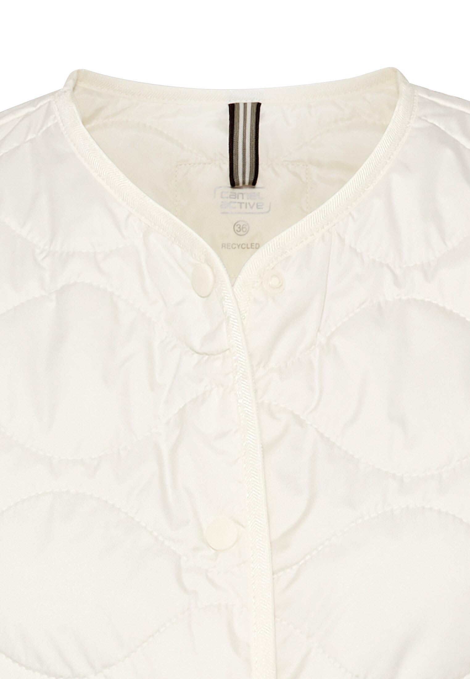 camel active Damen Steppweste aus recyceltem Polyester