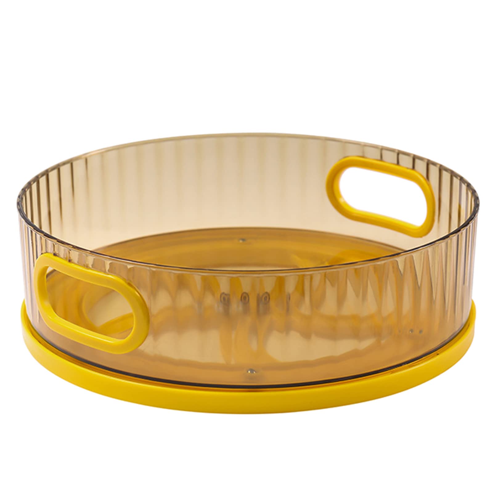 carotoe 360 Rotating Makeup Storage Plate Rotating Cabinet Organizer Cosmetic Tray for Home Kitchen Bathroom Organization Cabinet Organizer Storage