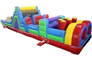 Inflatable Obstacle Course: 40ft Commercial Bouncy Castle