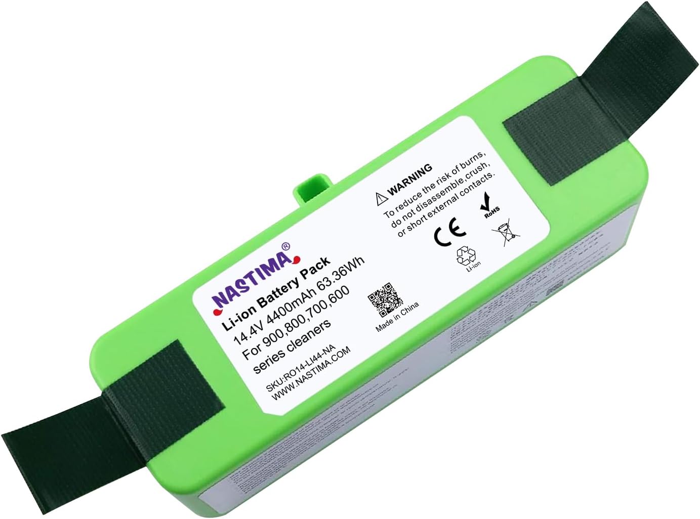 NASTIMA 1800LI Battery Replacement for iRobot Roomba 960 980 805 690 694 981 970 965 895 891 890 877 860 850 801 695 694 685 680 677 675 671 670 665 652 640 614 615