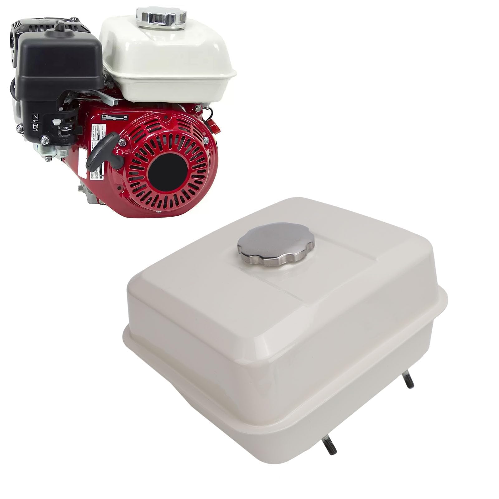 Kit de Réservoir de Carburant, 6 Pièces Réservoir de Carburant Moteur 17510 ZE2 800ZC Conteneur de Gazole de Grande capacité pour GX340 GX390 GX240 GX270