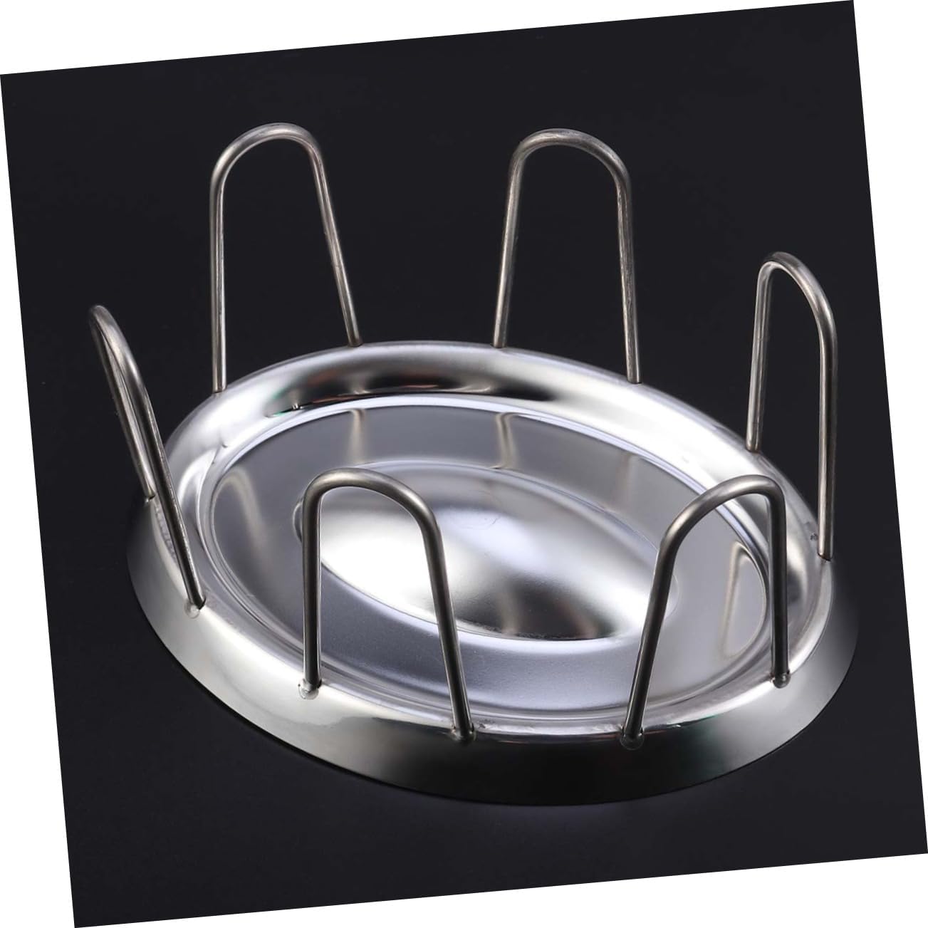 MERRYHAPY Turtle Food Dispenser Reptile Food Dish Eco-Friendly Stainless Steel Tortoise Feeding Tray Easy to Clean Design