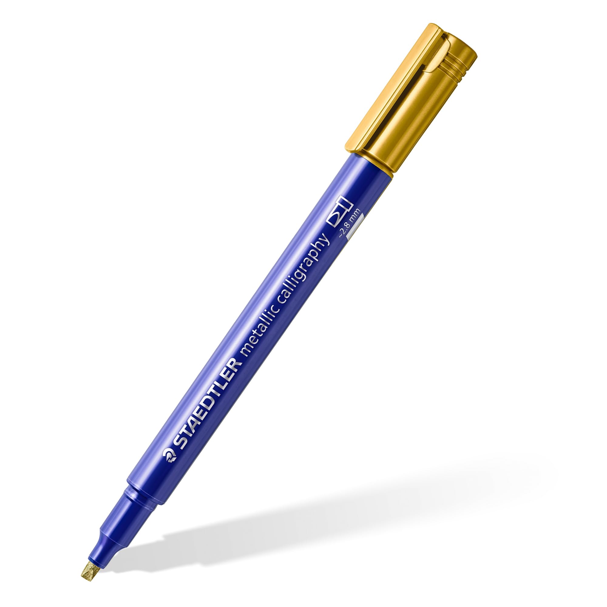 Staedtler metallic calligraphy markers, 5 metallic colours for light and dark paper, 8325 TB5