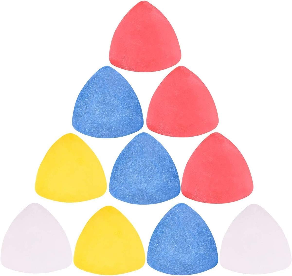 10 PCS Tailors Chalk Triangle Tailor's Fabric Marker Chalk - Triangle Chalks for Tailoring, Sewing, Quilting, Crafting, Notions, Fabric Marking - Sewing Notions & Accessories | Assorted Colors