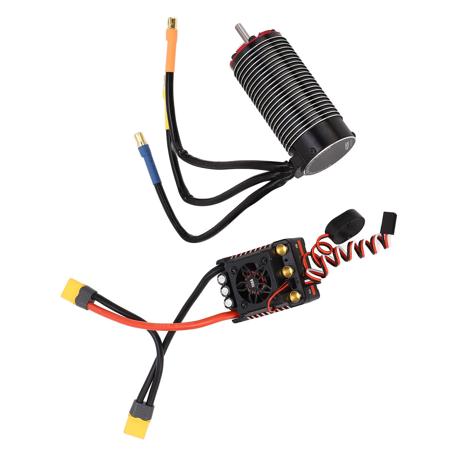 Dilwe Motor sin Escobillas 4092 1450KV, Motor de Escala 1/7 1/8 con 150A ESC, Motor sin Escobillas y Combo ESC