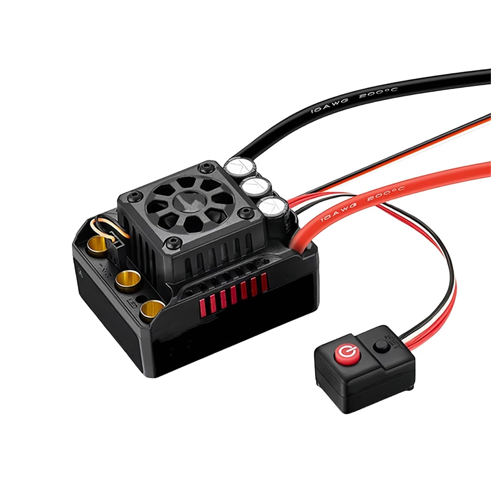para QuicRun WP 8BL150 G2 1/8 3-6S Impermeable Sin Escobillas Controlador Velocidad ESC Camión Monstruo Modificado Vehículos Todoterreno RC Controlador ESC