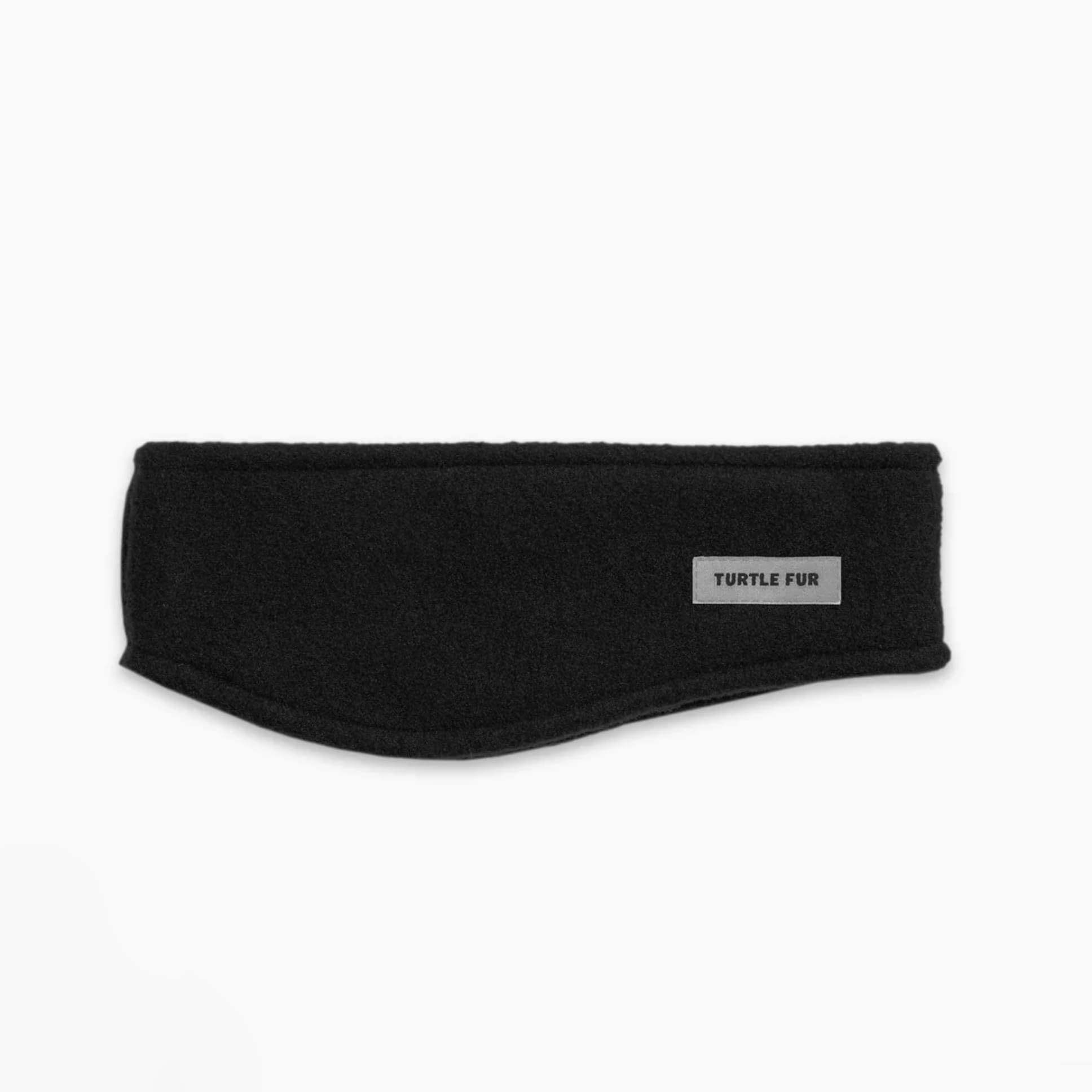 Turtle Fur Original Fleece - Earband, Heavyweight Fleece Headband, Black