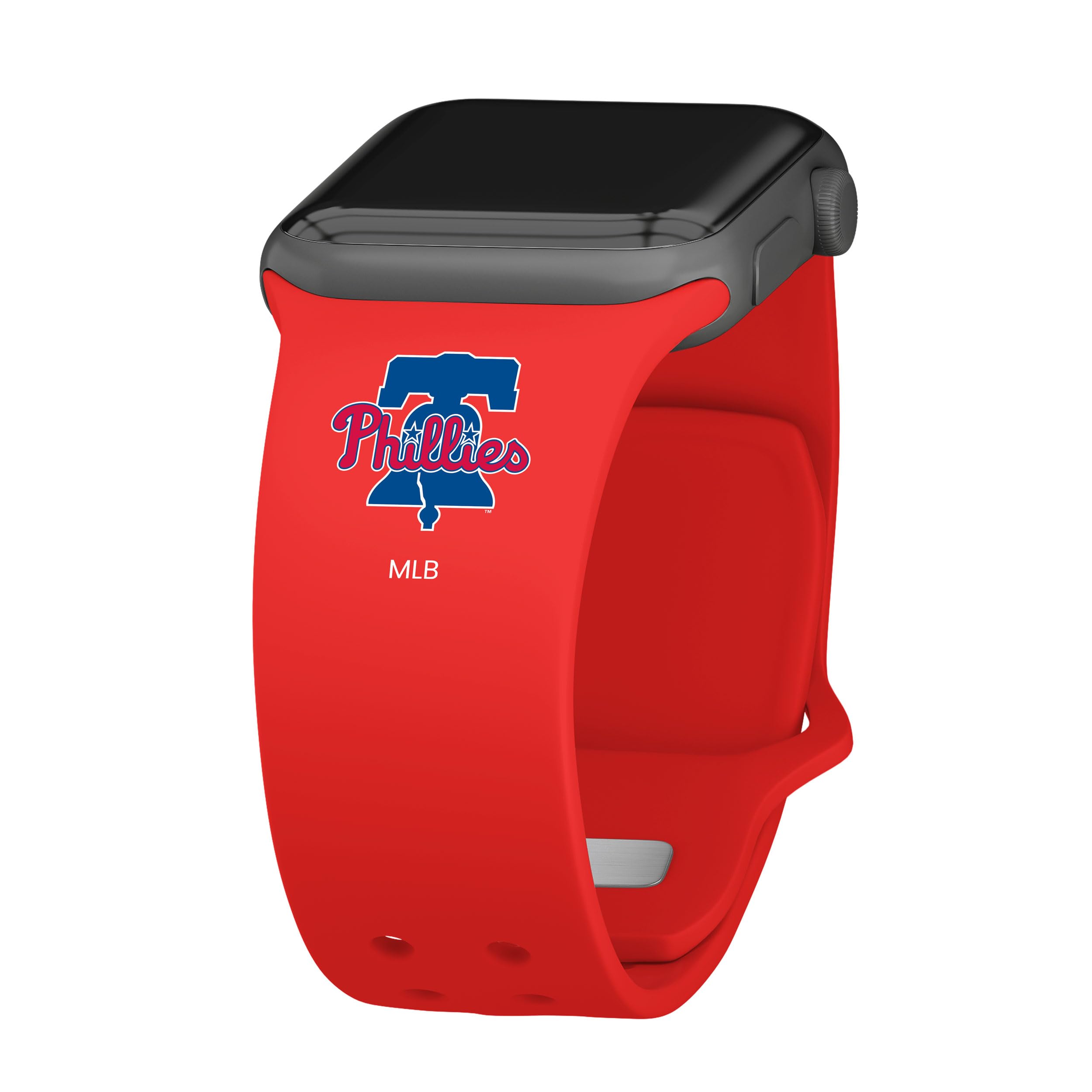 Philadelphia Phillies HD Elite Edition Watch Band Compatible with Apple Watch (42/44/45mm Short)
