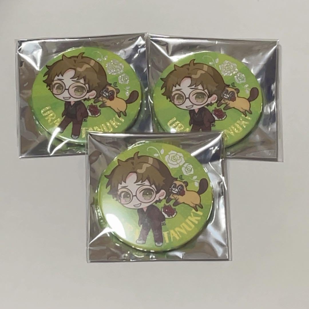 うらたぬき　缶バッジ　たぬわん うらたぬき たぬわん 缶バッジ Unlimited - メルカリ
