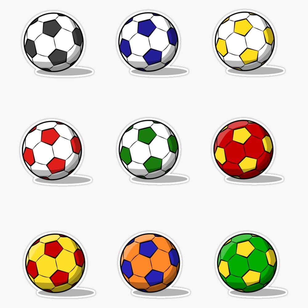 Magnet Football Pack (Soccer) Magnet Vinyl Decal Sticker 5
