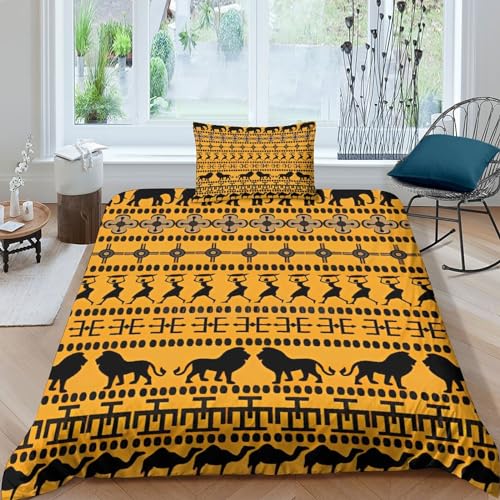 Housse de couette microfibre de qualité supérieure motif totem