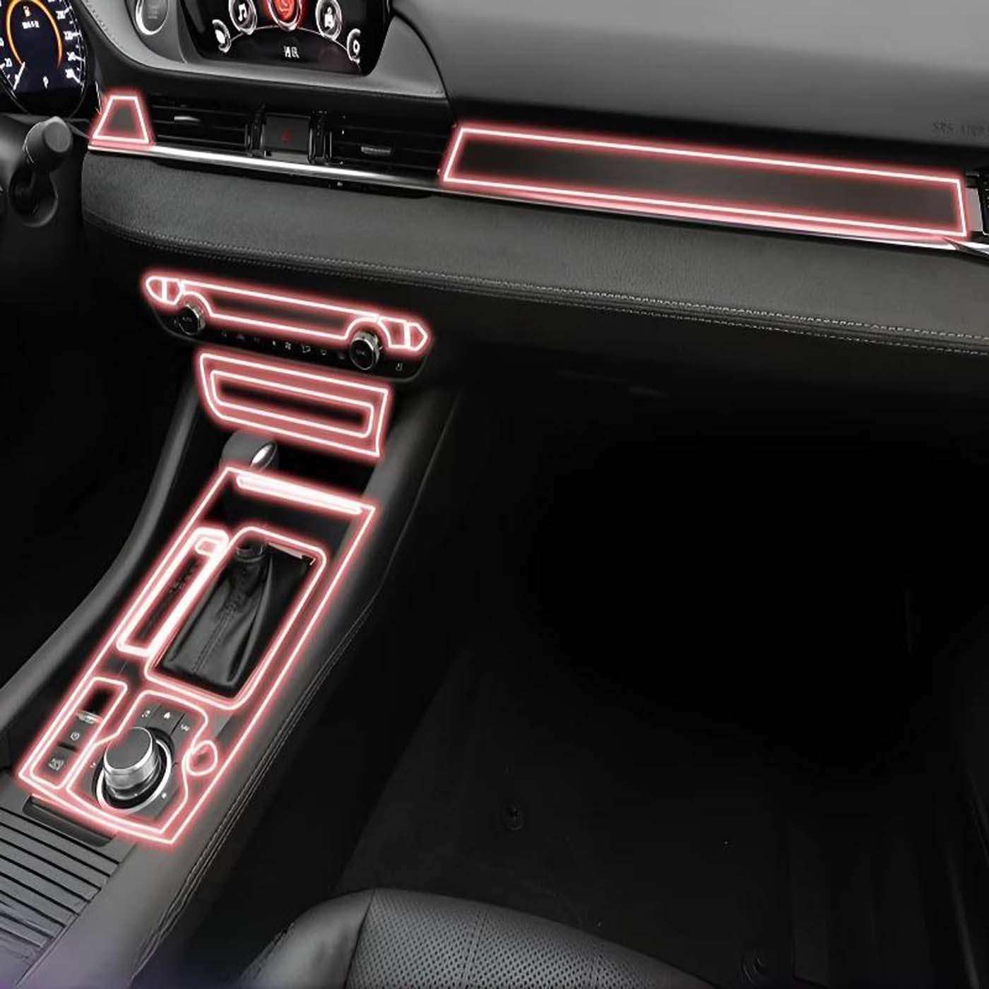 Dashboard Multimedia Navigation Transparent Protection, for Mazda Atenza 2017-2019 Film Anti-Scratch