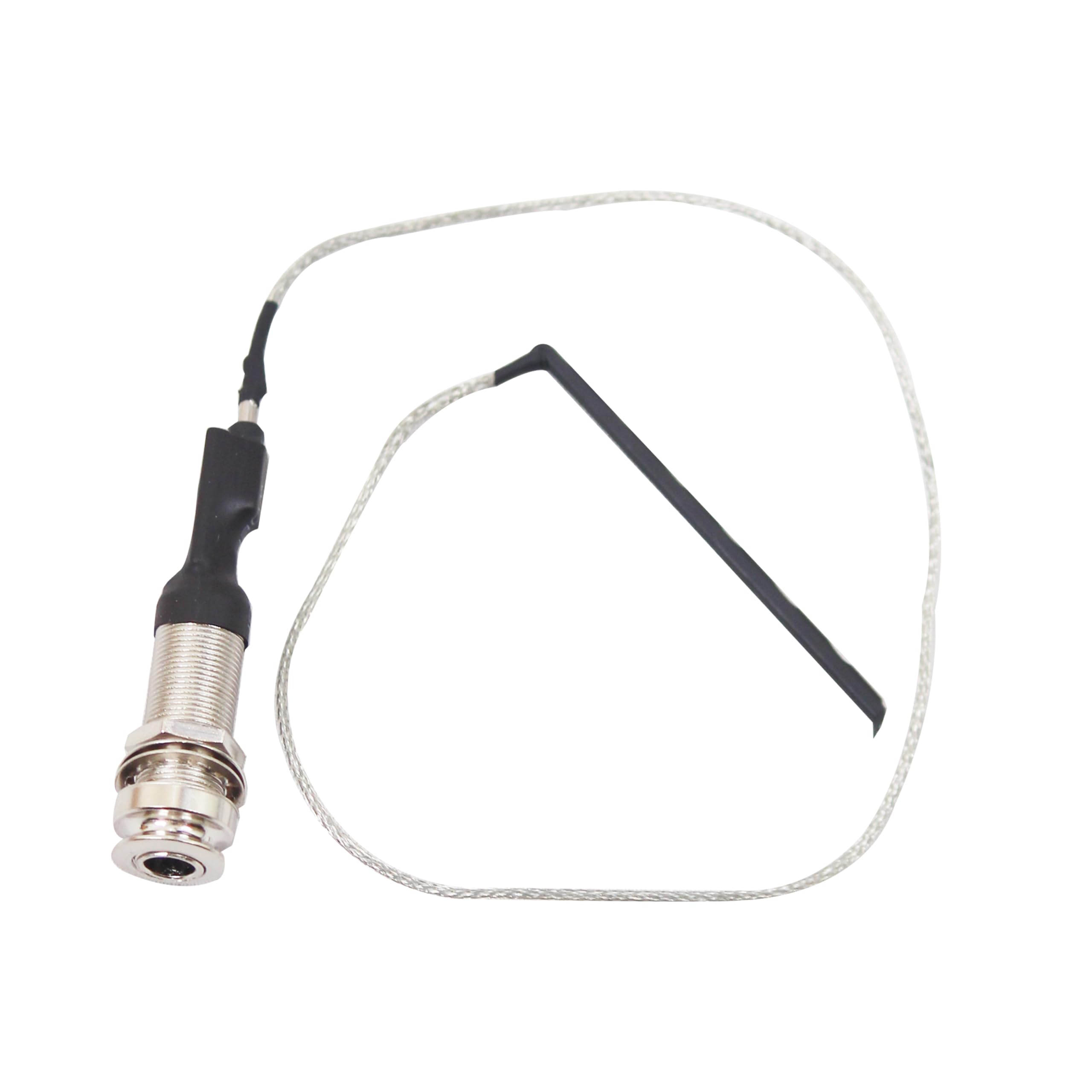 Acoustic Guitar Piezo Pickup with Endpin Jack, Braided Cable, Easy Install for Acoustic Guitar-image-8