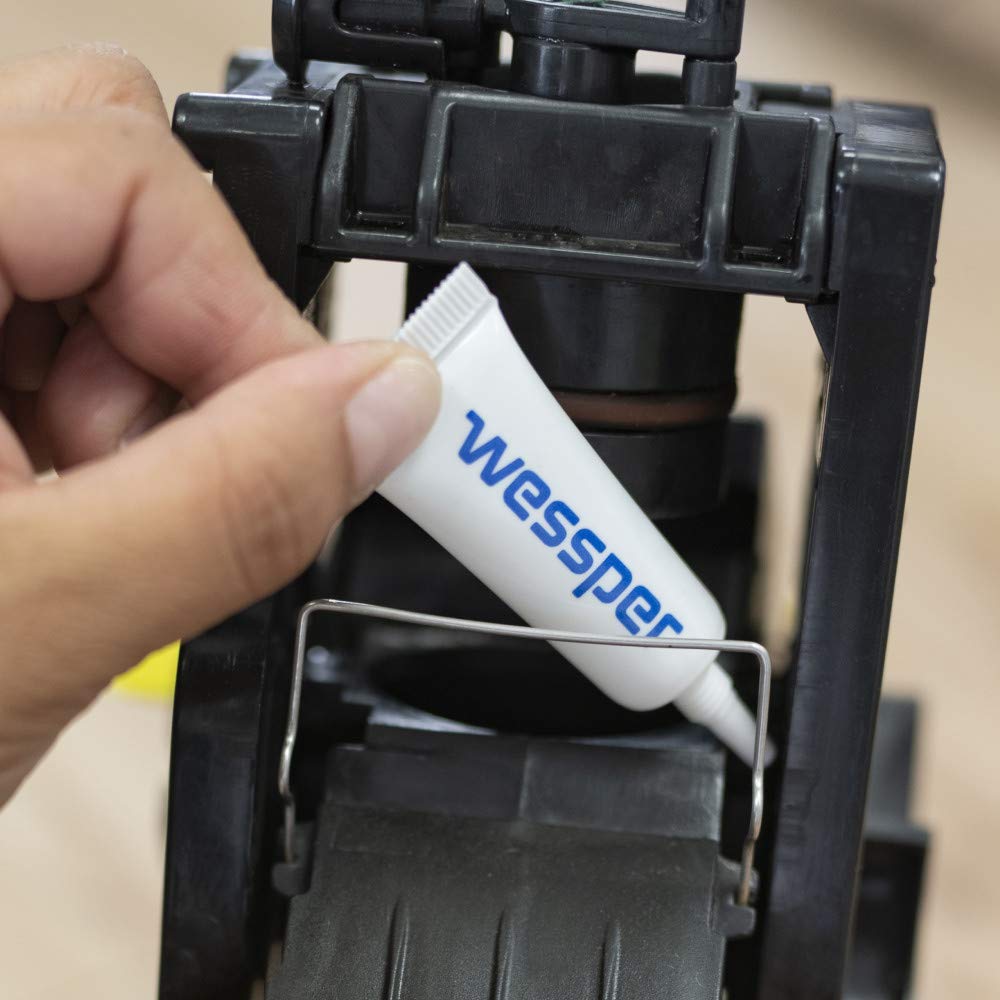 Wessper Plemont Silikonowy Smar z 5 Szczotkami do Czyszczenia, do Automatycznych Ekspresów do Kawy, Uszczelek, Placówek Sanitarnych i Akcesoriów Spożywczych