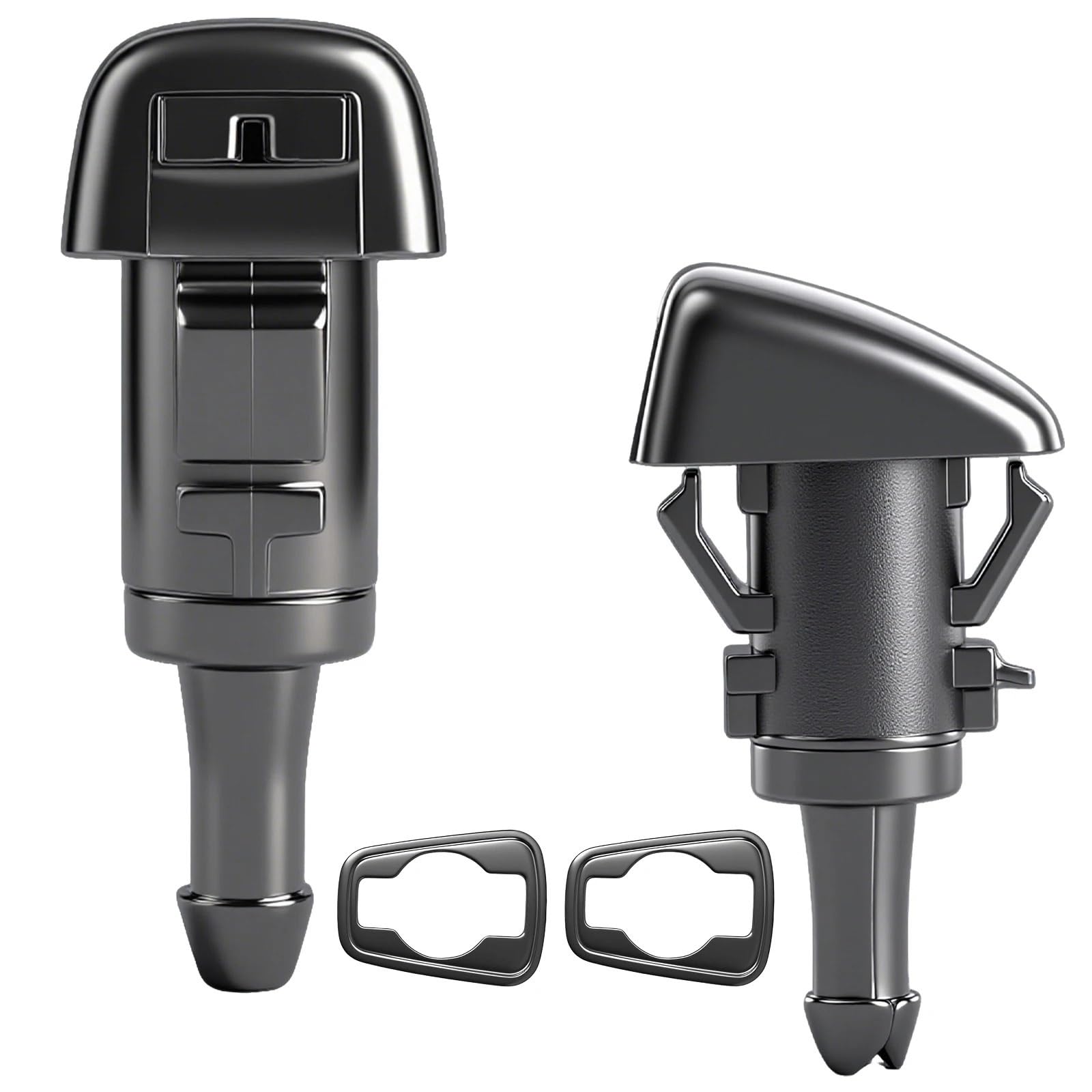 Pacgydk One Color Car Windshield Nozzles Fit For Dodge Avenger Charger Durango Grand Caravan Journey Wiper 2Pcs Front Windshield Washer Jet Nozzle