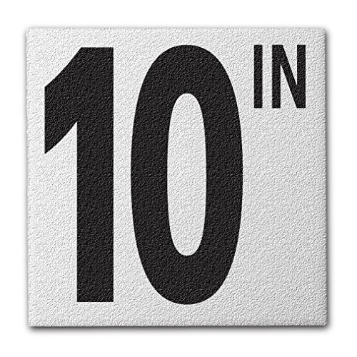 Ceramic Swimming Pool Deck Depth Marker 