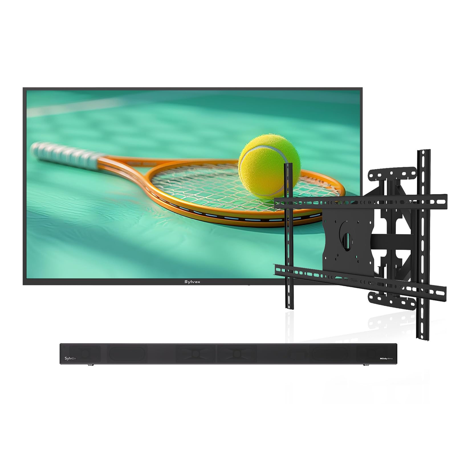 SYLVOX 75 Pool Pro 2 0 Outdoor TV Bundle 2000Nits Dolby Atmos Google TV with S3 Dolby Soundbar