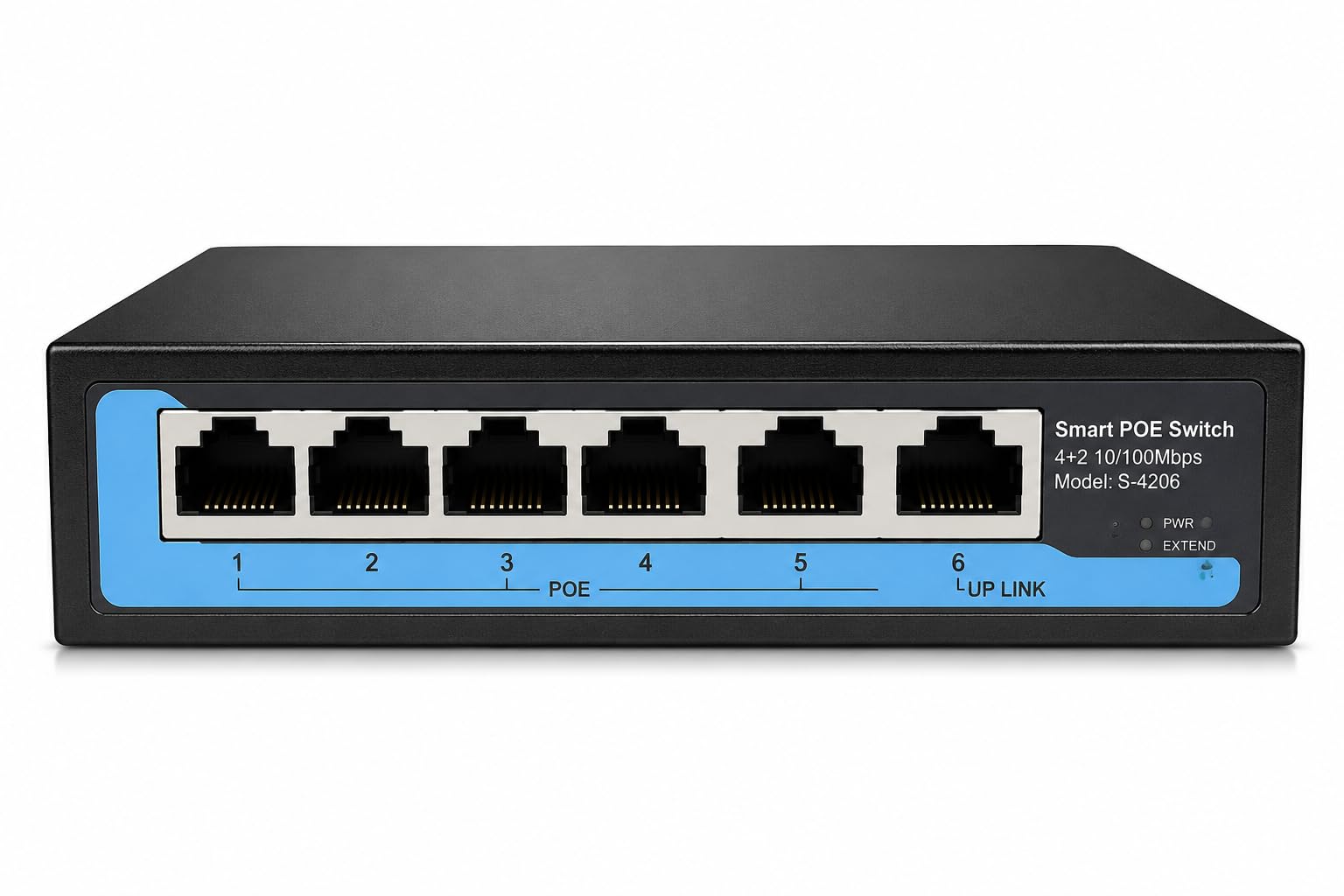 Smart 8 Port PoE Switch with 8 Fast Ethernet Ports & 2 Gigabit Uplink Ports, 160W IEEE 802.3af/at, Plug & Play for IP Cameras, DVR & NVR, 1 Year Warranty-image-31