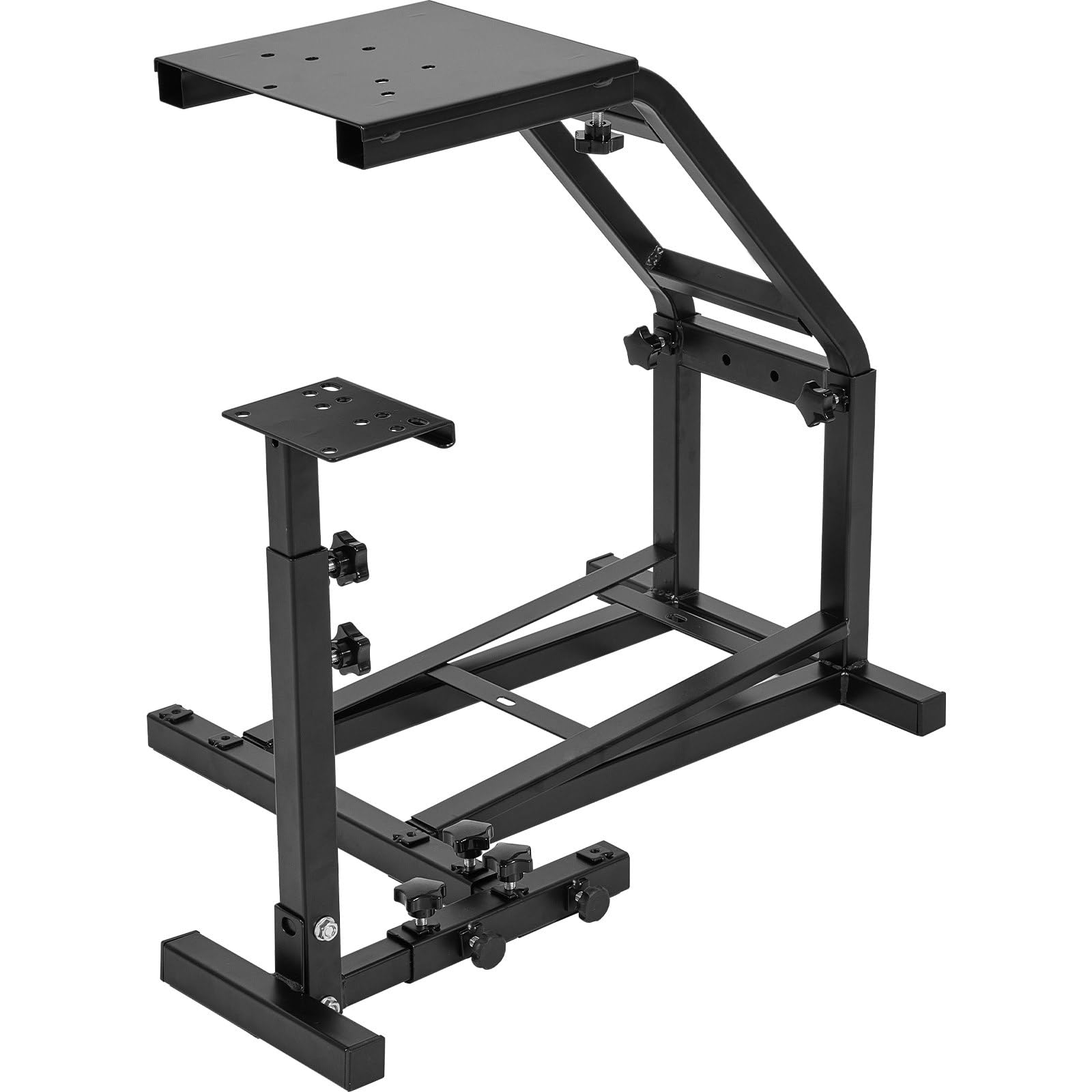 ZHIMAI Supporto per ruota da corsa regolabile in altezza per simulatore di guida compatibile con Logitech G25, G27, G29, G920 Gaming Cockpit