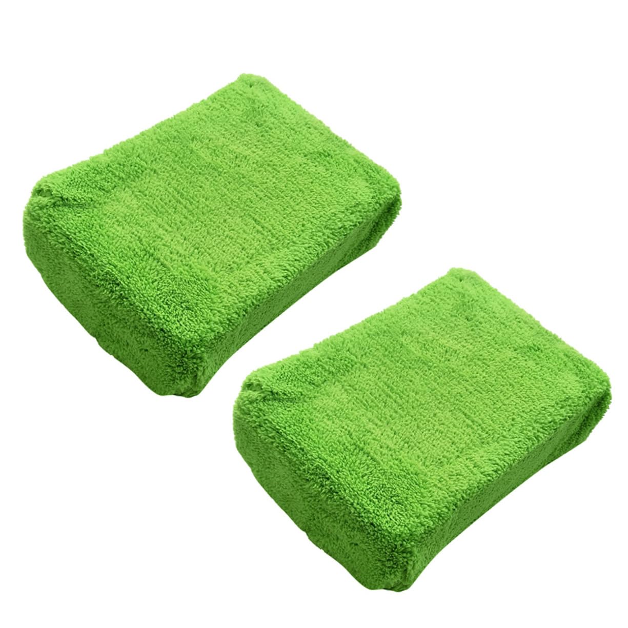 Ciieeo 2 Series Esponja De Limpieza para Esponja Absorbente De Microfibra para Lavado De Automóviles para Superficies Secado Rayones Color Aleatorio Color 2 Piezas*2