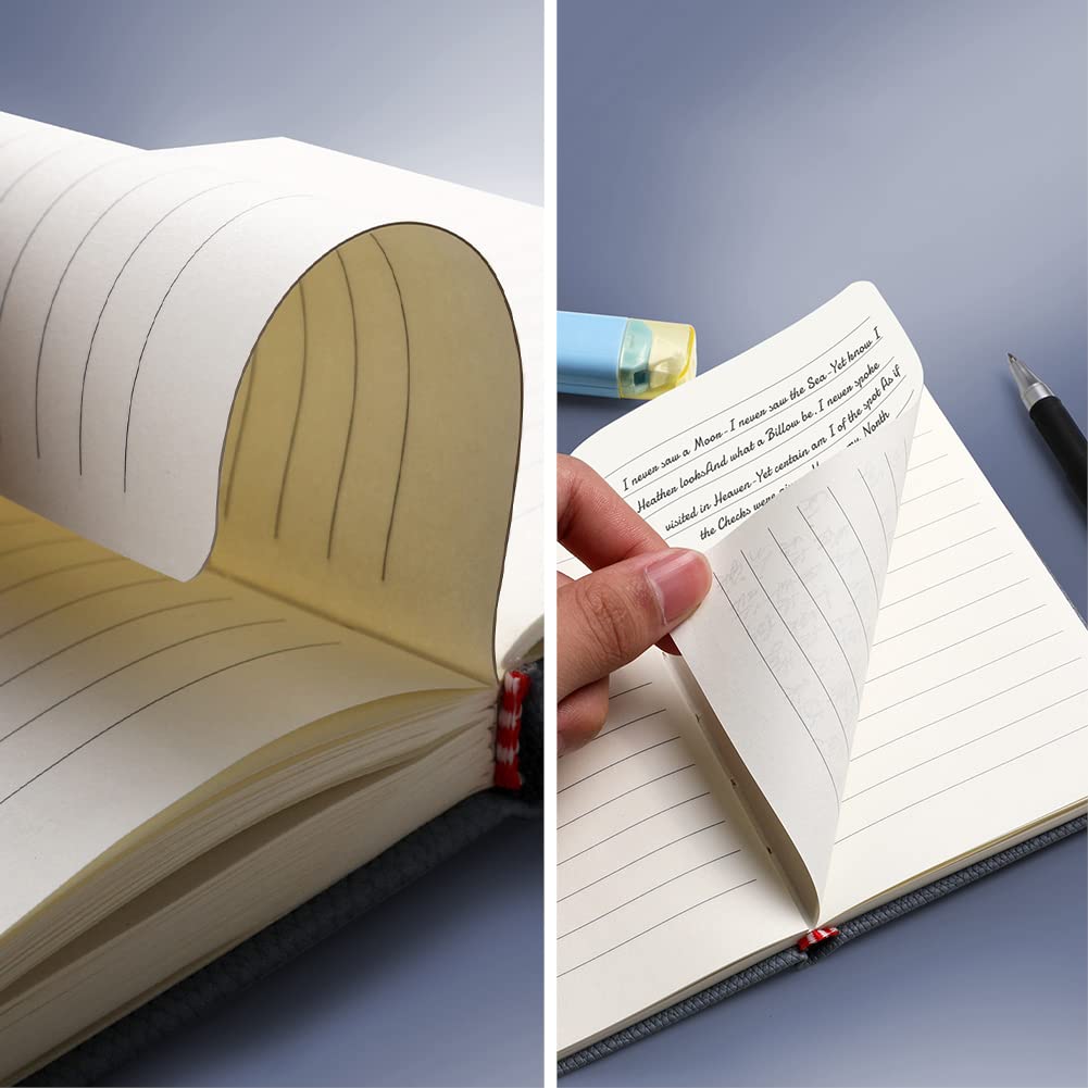 IKOPFLN Blocco Note A7 Con Copertina Rigida - 2 Pezzi Con Penna, Tascabile Per Appunti E Idee - Foto 7