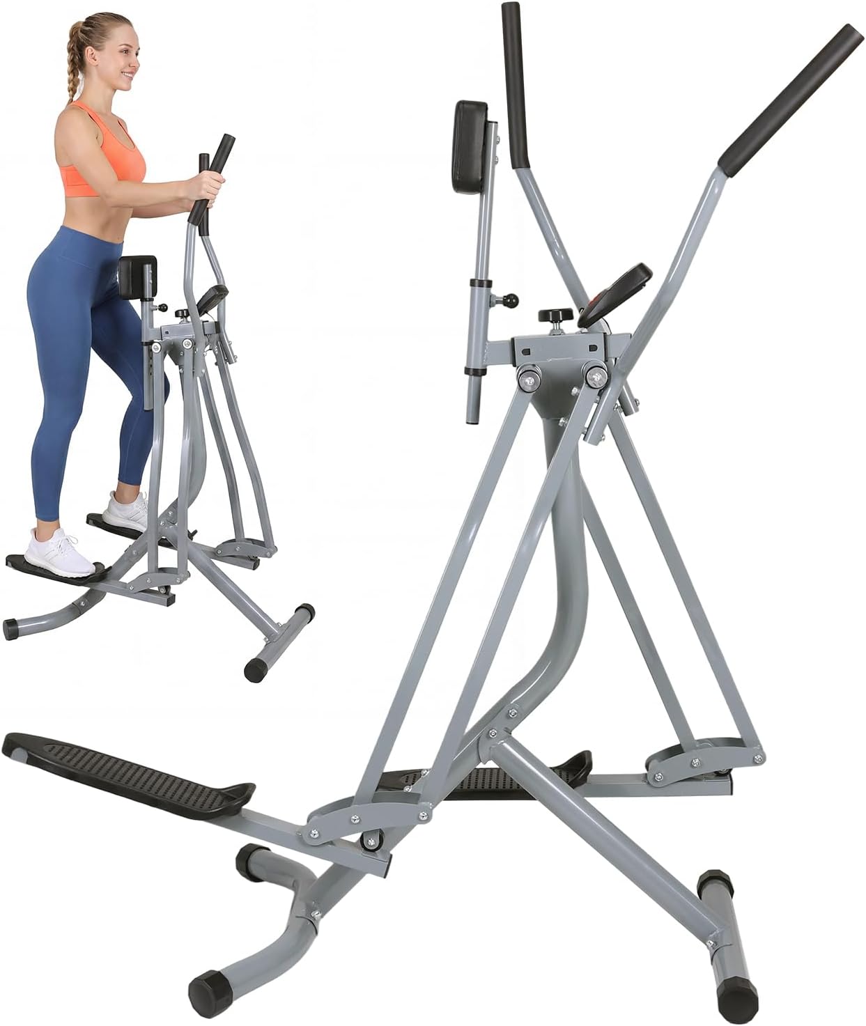 ETOYA Space Walker Exercise Machine - Air Walking Elliptical Exercise Machine - Full-Body Cardio Cross Trainer Glide Exercise with LCD Monitor, 331LBS Weight Capacity