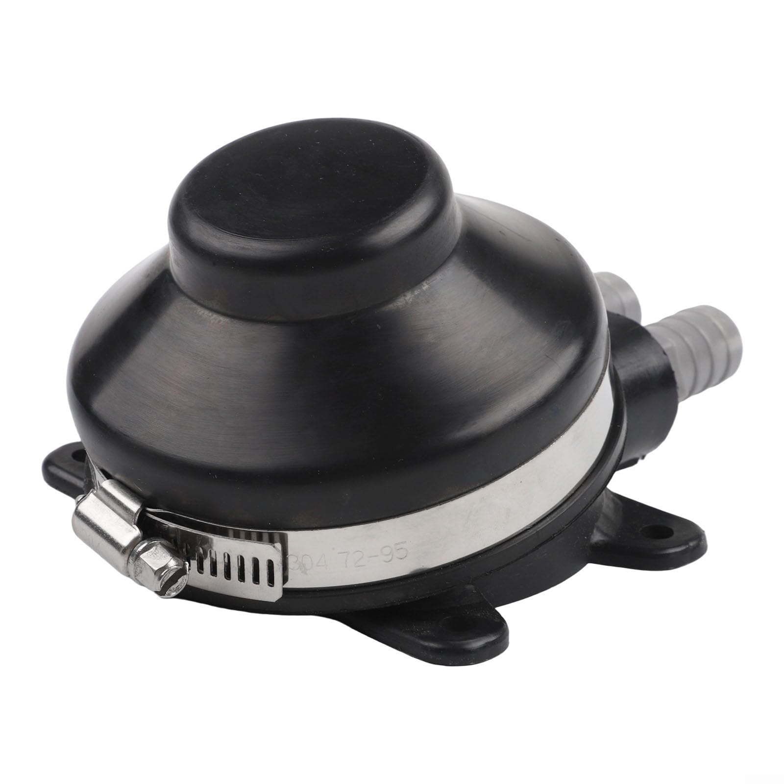 Pompa a pedale per lavelli camper e yacht – 2,2 GPM pompa dell'acqua manuale con attacco per tubo da 1/2", struttura in plastica stampata, colore nero