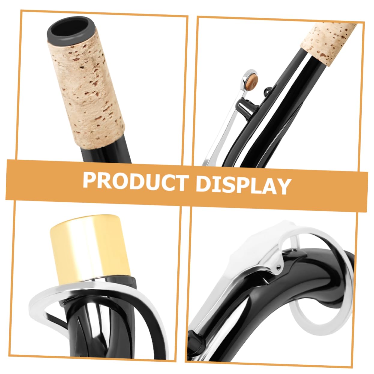 ifundom 4pezzi Sassofono Curvo Ottone Accessorio Di Riparazione Per Collo Neck Sughero Strumenti Musicali Per Appassionati Di Musica