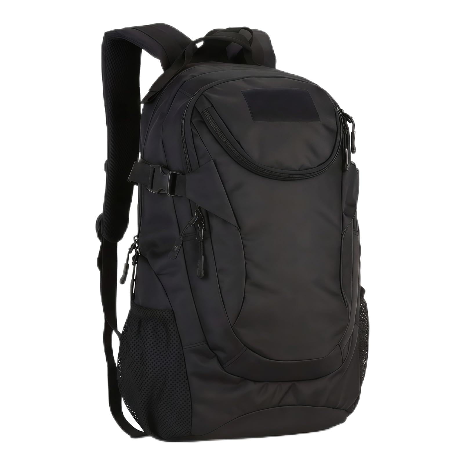 VINBAGGE Rucksack Molle Taktische Motorrad Wanderrucksack Outdoor Wasserdicht Trekkingrucksack 25L Campus Jagdrucksack Schulrucksack Jungen Daypack für Herren Damen Schwarz