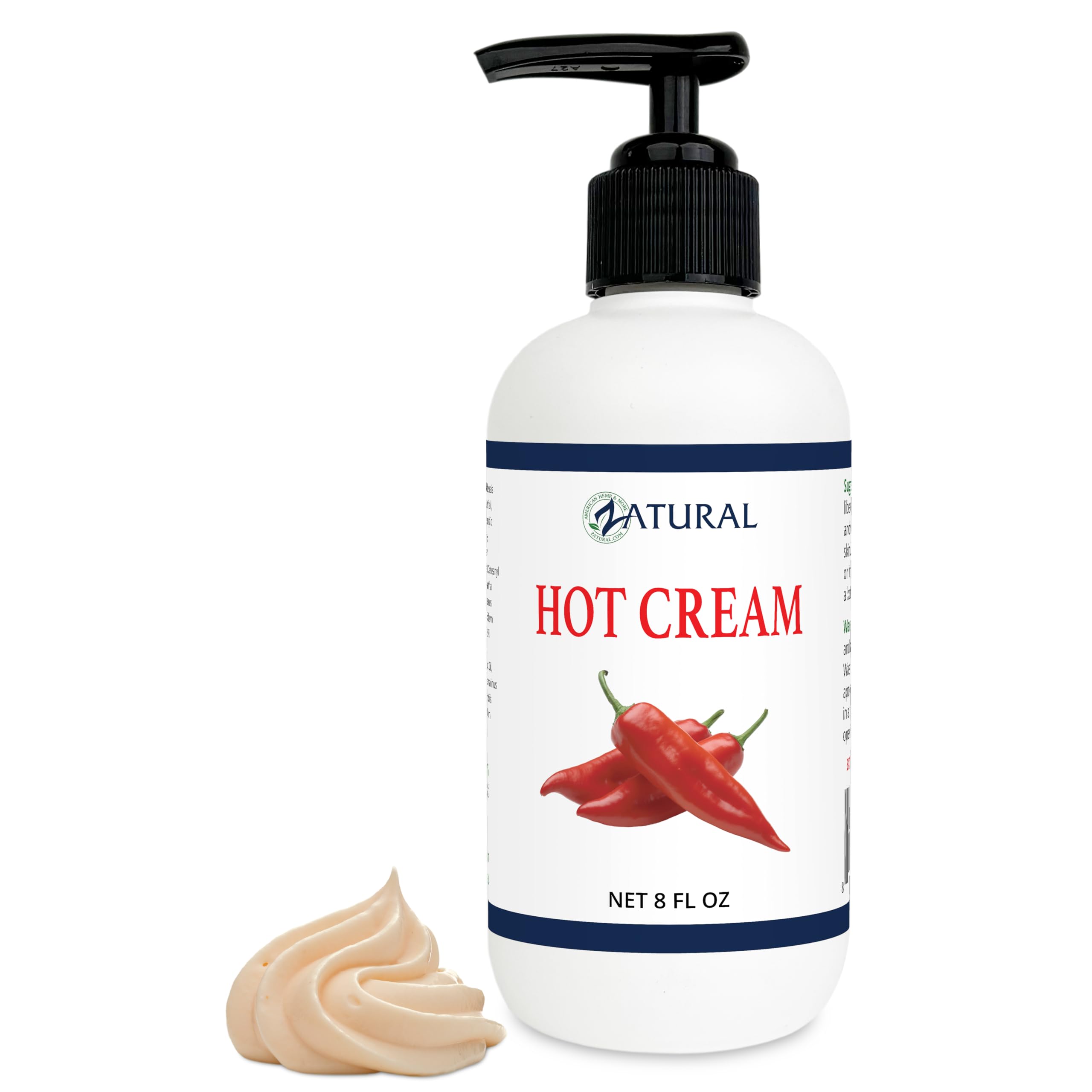 Hot Cream-Cellulite Cream-Muscle Rub-Body Wraps-Belly Fat-Skin Firming & Weight Loss-Professional Therapeutic Grade-Doctor Formulated (Pump)