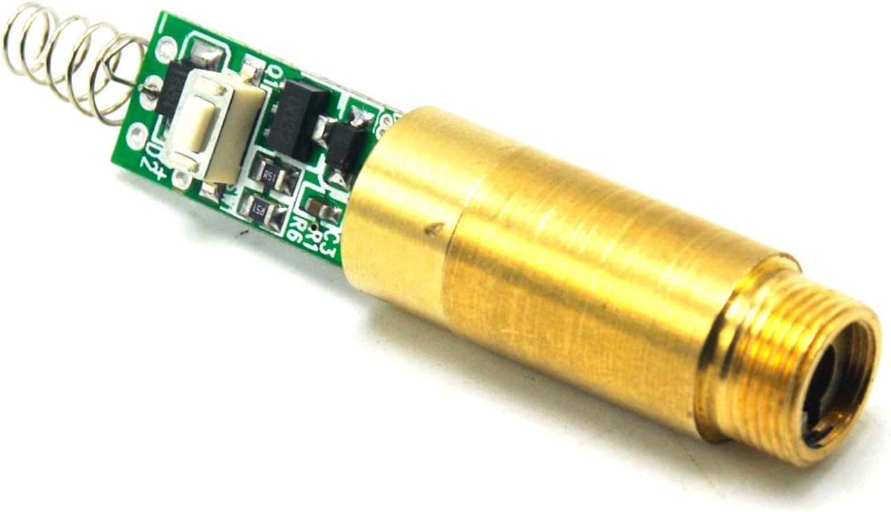 Industrial Brass 532-20 Green Ray Laser DOT Module w/Driver Board Out