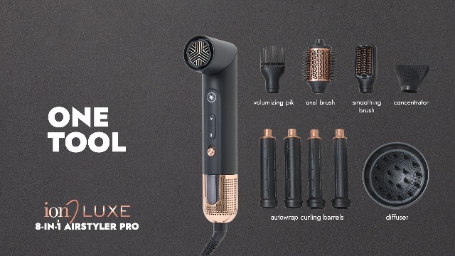 Amazon.com : ion Luxe 8In1 Airstyler Pro, Interchangeable  display picture 1