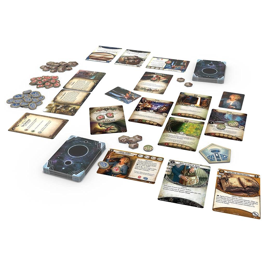 Fantasy Flight Games Arkham Horror: Das überarbeitete Kartenspiel, Forschungs- und Horror-Kooperatives Spiel, 1 bis 4 Spieler, 14+ Jahre, Spanische Sprache