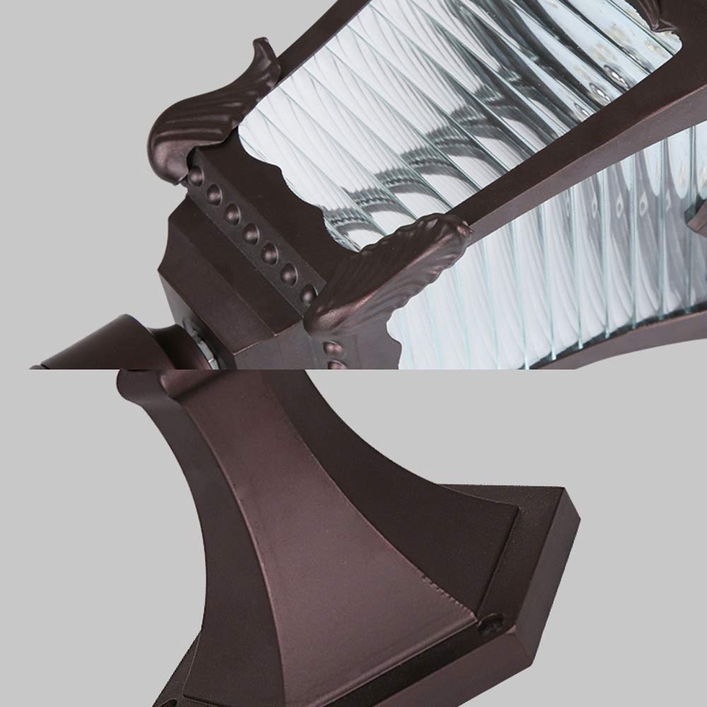 Solarna Lampa Trawnikowa Zewnętrzna Wodoodporna Ip55 Lampa Ogrodowa Złota Aluminiowa Trawa Antykorozyjna Kolumna Słup Lampy Zewnętrzny Słupek Latarnia Dekoracja