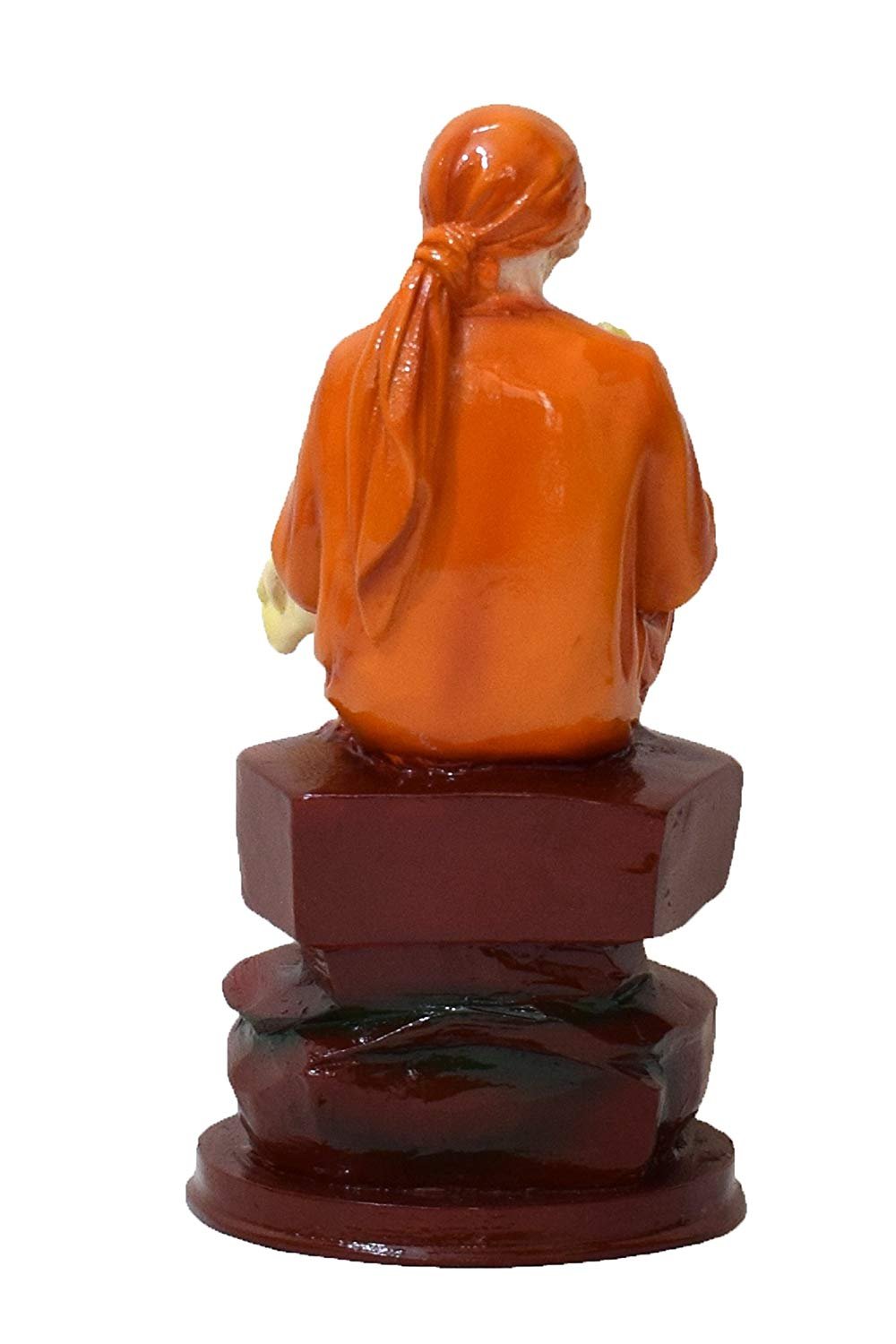 KRISHNAGALLERY1 Antique Sai Baba Statue for Pooja Room Home Temple Gift Size 7 Inch 2