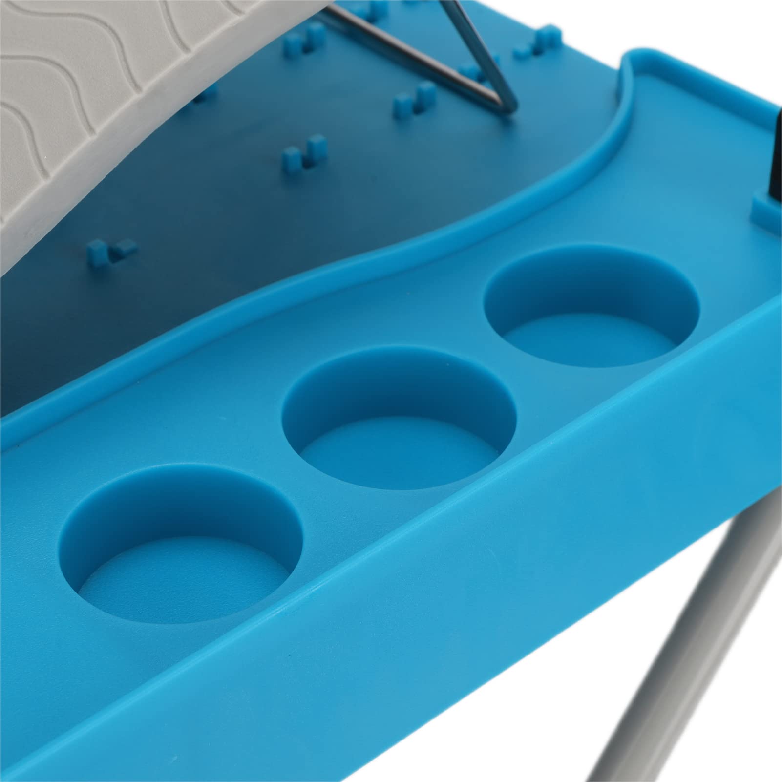 Salon Step Beauty Repose-Pieds Pour Pédicure Avec Lumière LED, Ventilateur Et Rangement - Réglable Et Antidérapant